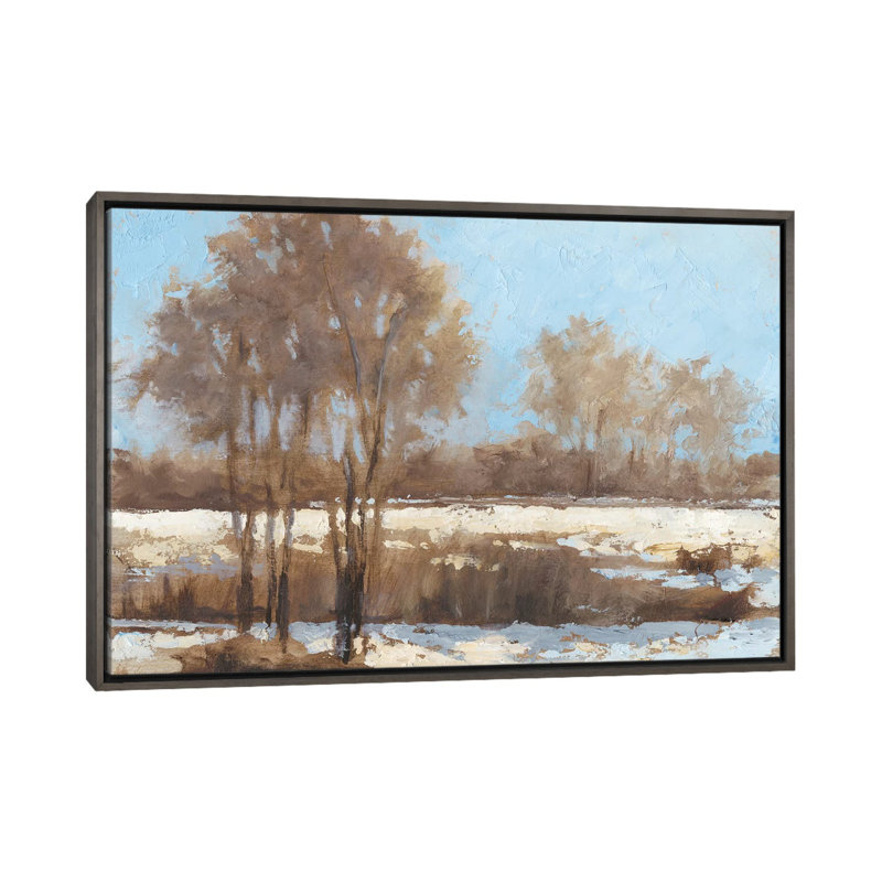 « Sunéclairé II » par Ethan Harper, reproduction d’art, Toile avec cadre gris foncé, H 40 po x l 60 po x 1,5 po, Pas de tapis