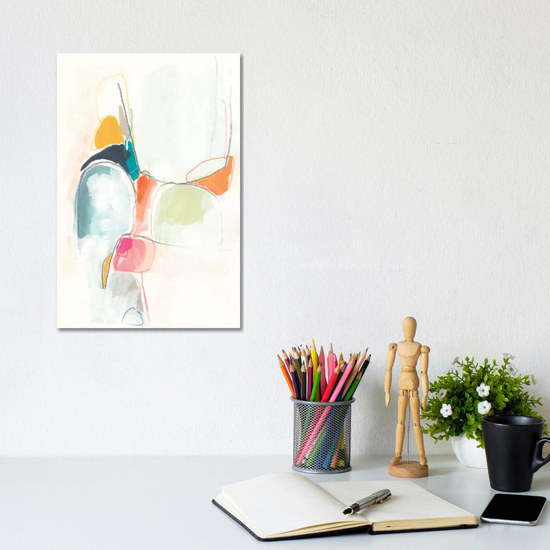 Factotum II by June Erica Vess - Wrapped Canvas Painting, 20.32 cm H x 30.48 cm W