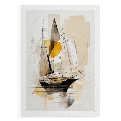 NAUTICAL Series CCCLXX -Canvas Print Only - NOT FRAMED