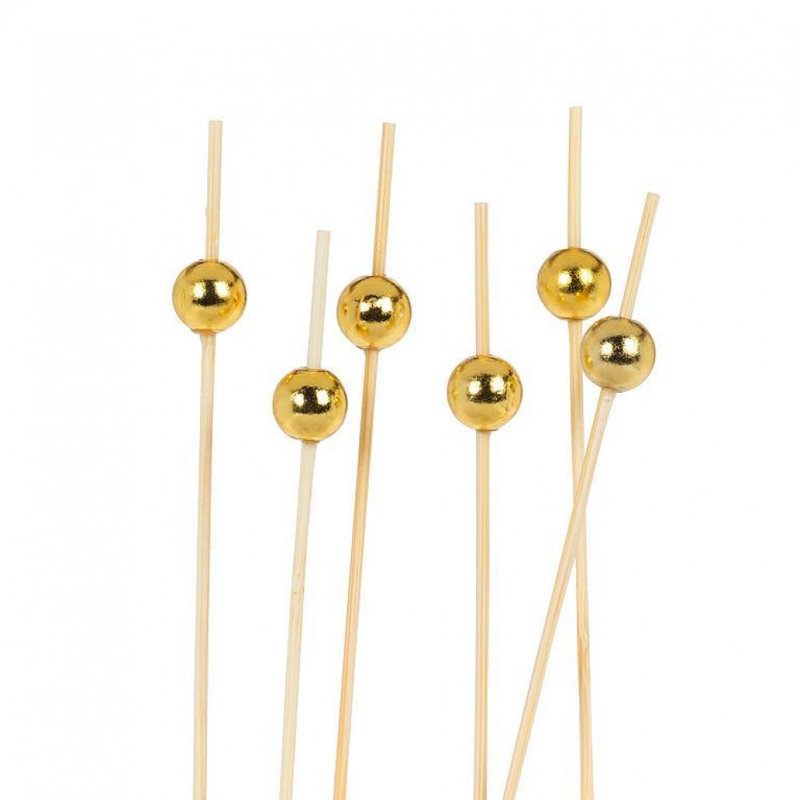 Choix de cocktail 100 pièces Pearl Look Balls, Brun, or