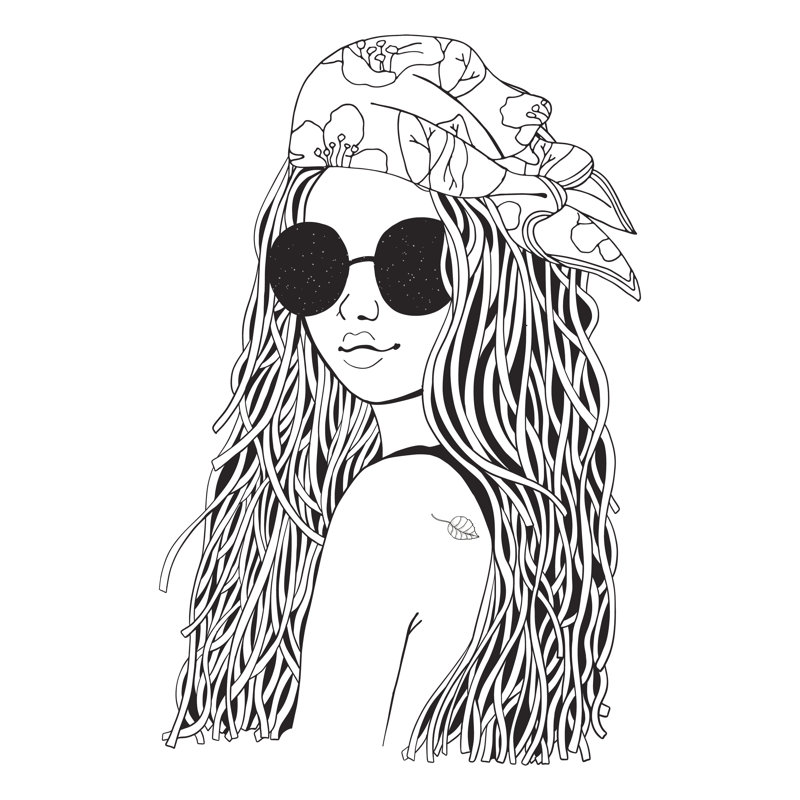 Young Beautiful Woman - Wrapped Canvas Print, 122cm H x 122cm W x 3.8cm D
