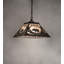 Luminaire suspendu unique en bronze à 2 lumières Adyen