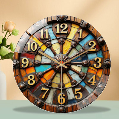 Horloge murale rétro 12 po