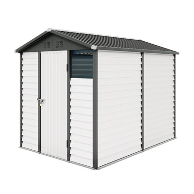 Remise de rangement d'extérieur avec porte à charnières Guardian Shelter Series AMERLIFE 6,4 x 9 x 7 pi Guardian Shelter