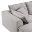Canapé modulaire entièrement compressé de 142 po x 82 po, en forme de U avec repose-pieds, chenille rayée de luxe avec coussin moelleux en forme de nuage, sans assemblage requis, pour salon et appartement-1793278681