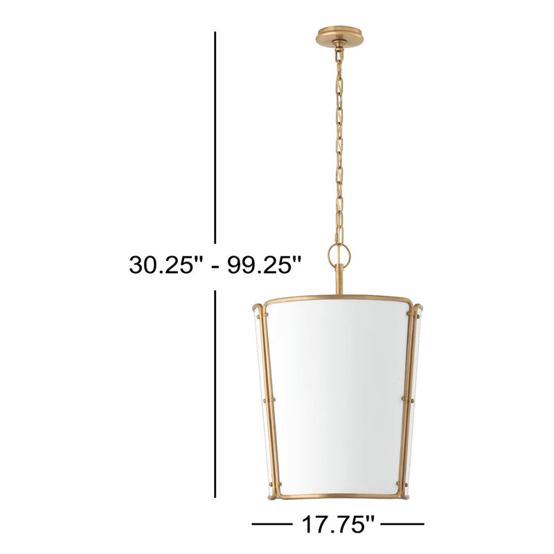 Carrier and Company Hastings Medium Pendant, White
