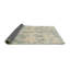 Tapis bleu sarcelle / ivoire Lyon-667557076