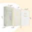 Esthétique, livres décoratifs, ensemble de 3 boîtes à faux livres en lin, décor de faux livre pour table basse, bibliothèque, tables de vestibule