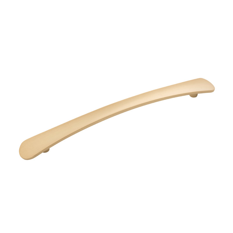 Vale Collection Pull, Brushed Golden Brass, 7 9/16" inch