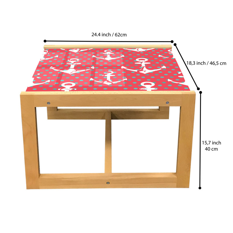 Irelynne Sled Coffee Table, 62cm H x 46cm W x 40cm D