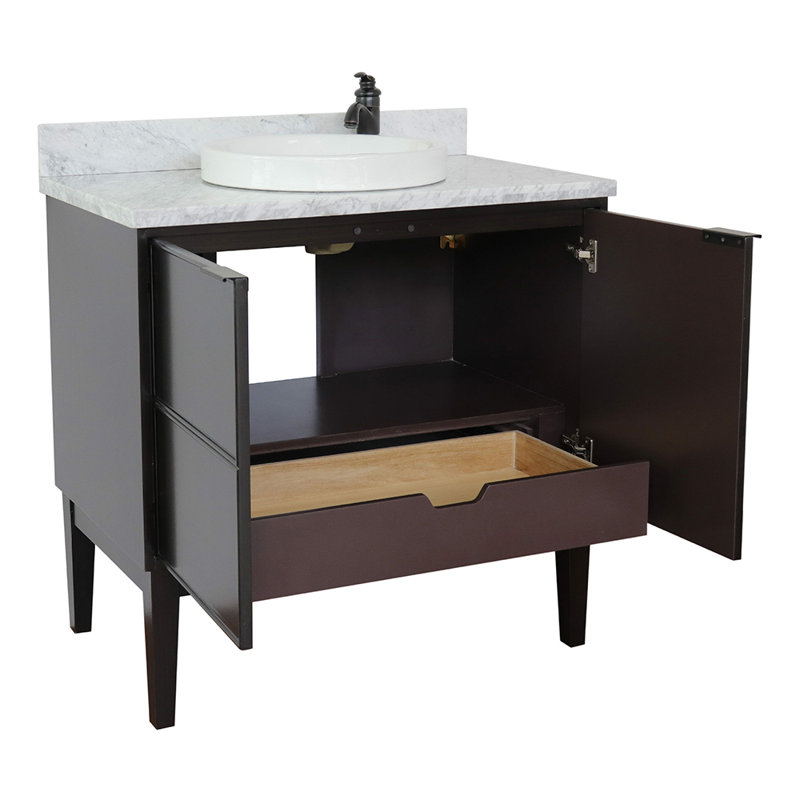 Ensemble de meuble-lavabo simple 37 po Espalda