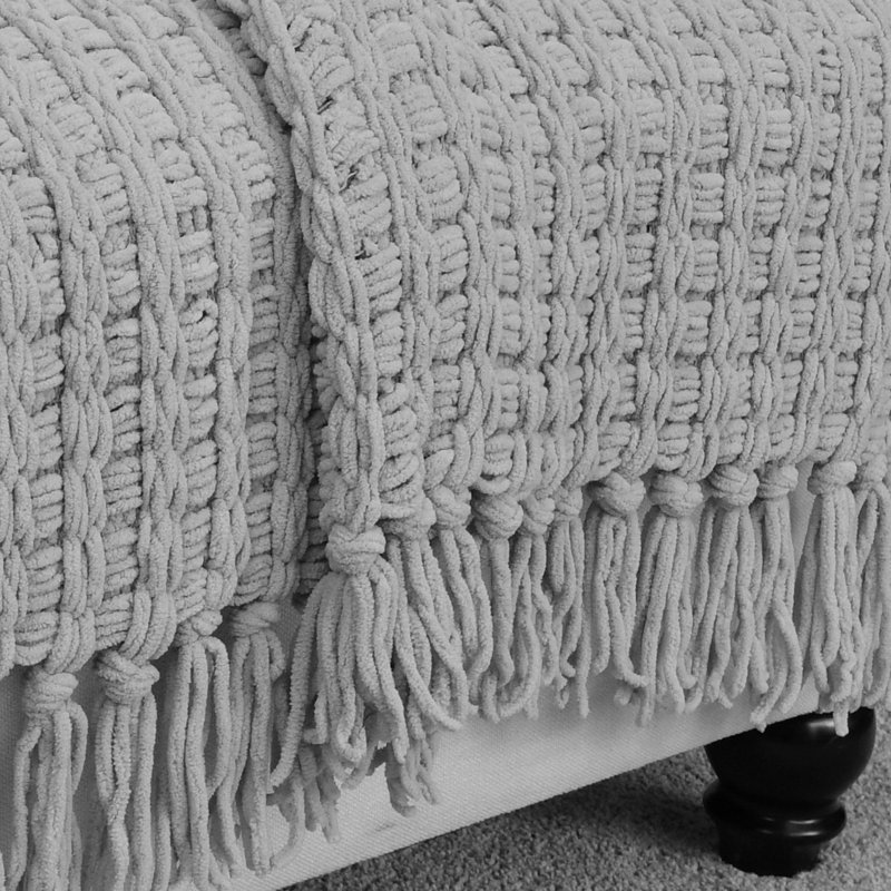 Throw Blanket, Charcoal Grey, 127cm x 152.4cm