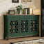 Banc de rangement vert en bois manufacturé-1941601156