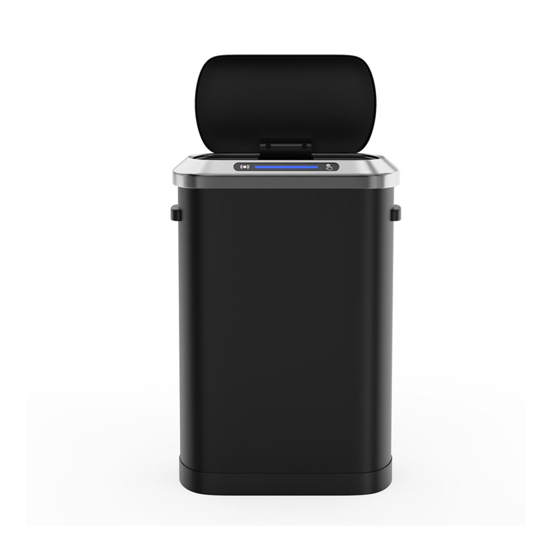 50L Smart automatic Trash Cans -  Full Intelligent Sensor, Black
