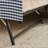 Twin-Size Gingham Upholstered 3-in-1 Versatile Convertible Sofa Bed with Pull-Out Trundle & Side Storage Pockets-1619663850-1619663848