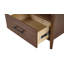 Ensemble de chambre à coucher Josiah 2 pièces en bois massif comprenant une commode à 6 tiroirs et une table de chevet à 1 tiroir avec tablette ouverte-1975610253