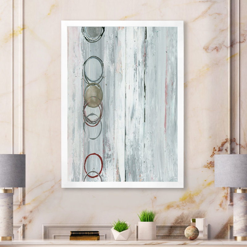 Syrah blanchie à la chaux - Reproduction de photo sur toile, Cadre blanc, H 40 po x l 30 po x P 1,5 po