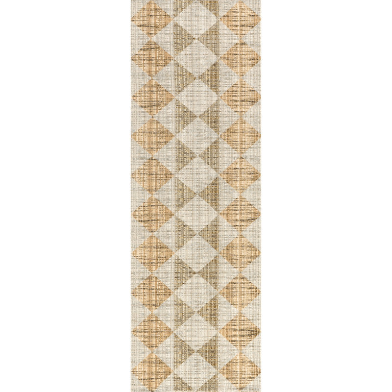 Lakhwinder Bohemian Machine Washable Area Rug, Runner 2' x 5'
