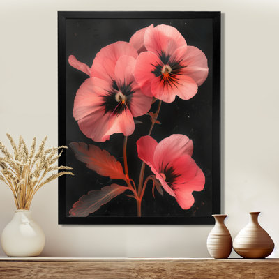 Runge - Pansies Wall Art Living Room