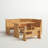 Altizer 5-Person Solid Pine Wood Corner Breakfast Nook with Hidden Storage-562856141