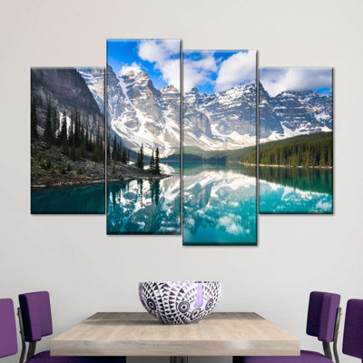 Impression murale sur toile Mountain Reflection
