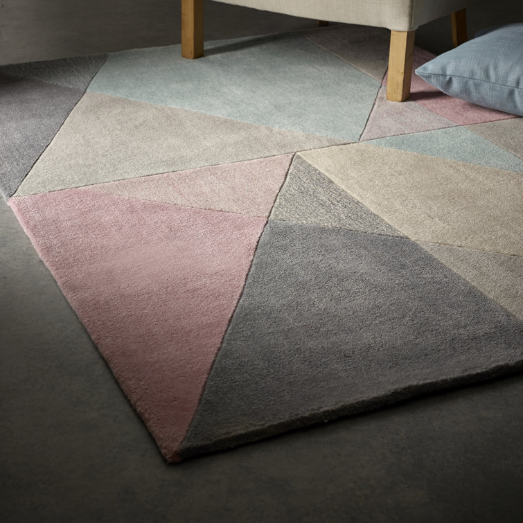 Auvillar Geometric Hand Woven Area Rug