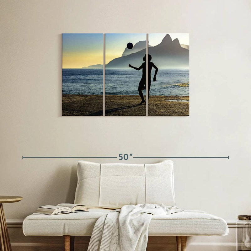 Sireci Beach Soccer, 24" H x 38" W