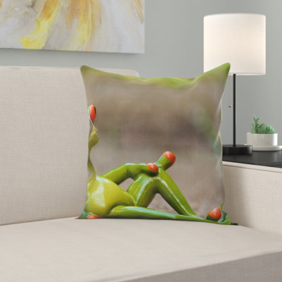 Animal Print Microsuede Throw Pillow