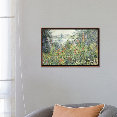 Fleurs chez Vétheuil ; Fleurs a Vetheuil, 1881 par Claude Monet, reproduction d’art