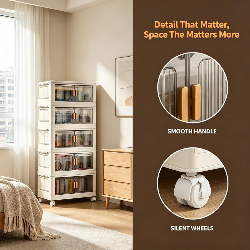 5 Tier Stackable Storage Containers