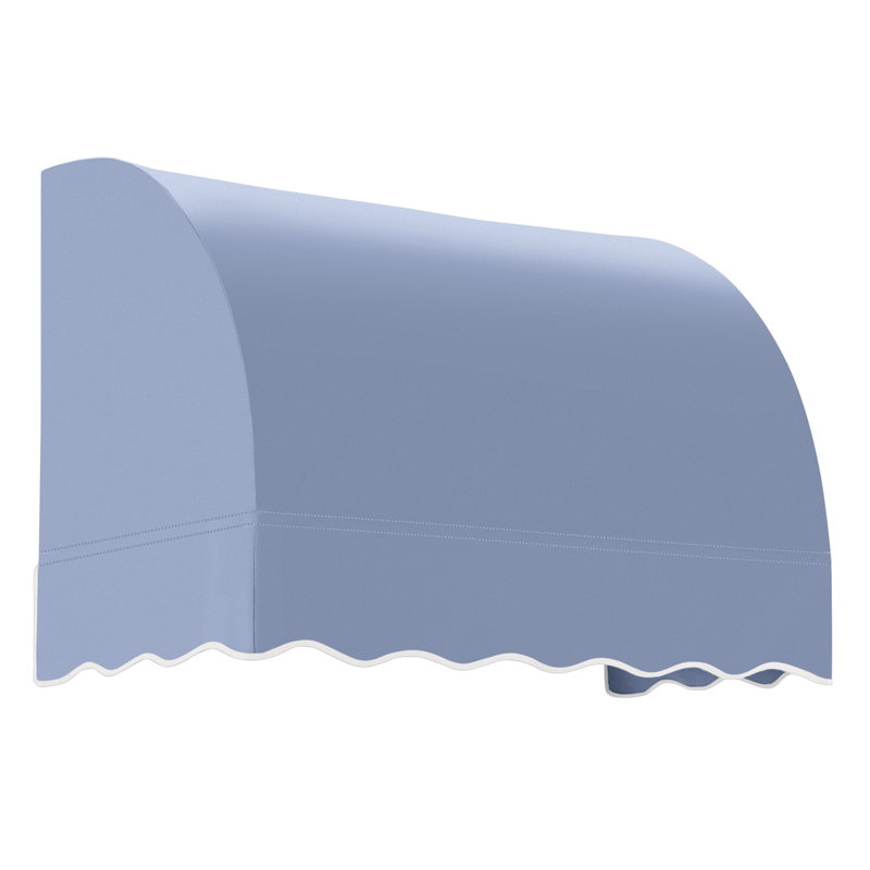 Awntech Savannah Acrylic Fabric Fixed Awning, Navy, 44" H x 40.5" W x 36" D
