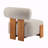 Lounge Chair With Solid Wood Frame-1936677065