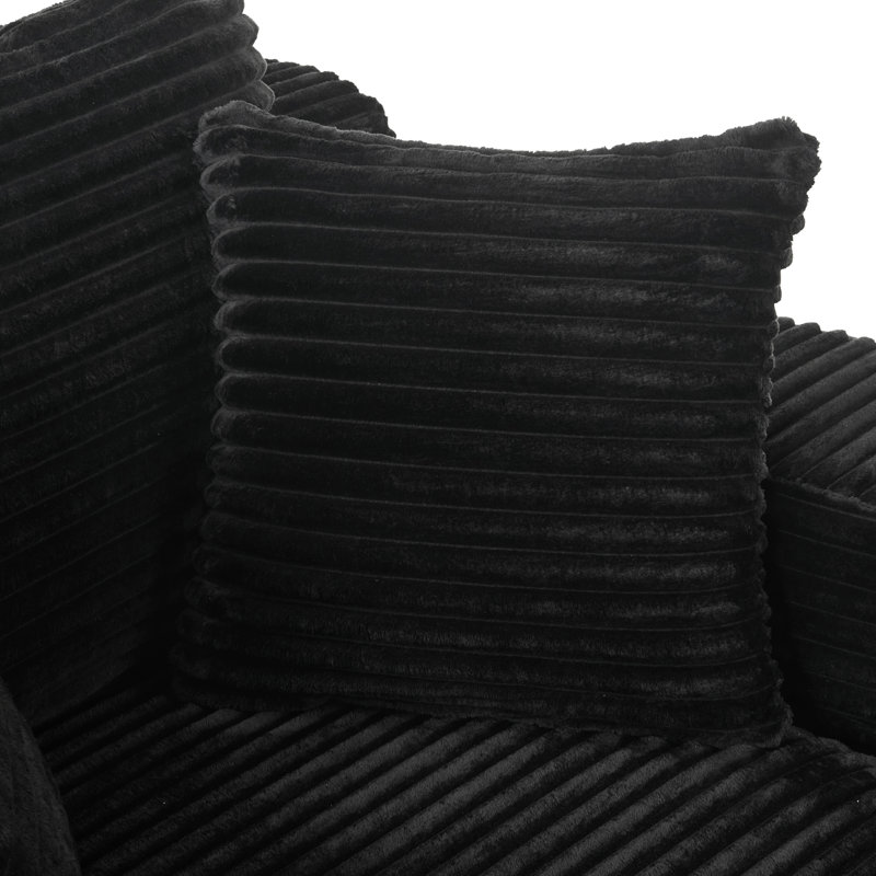 Canapé-lit entièrement compressé avec coussins amovibles, rembourré pour le confort, idéal pour se détendre et dormir dans des espaces modernes