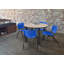 Plateau de table Kee, 4 chaises empilables-1528929530-1528929526-1562182173