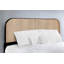 Ratzlaff Birdseye Cane and Solid Mahogany Wood Panel Headboard-26493891
