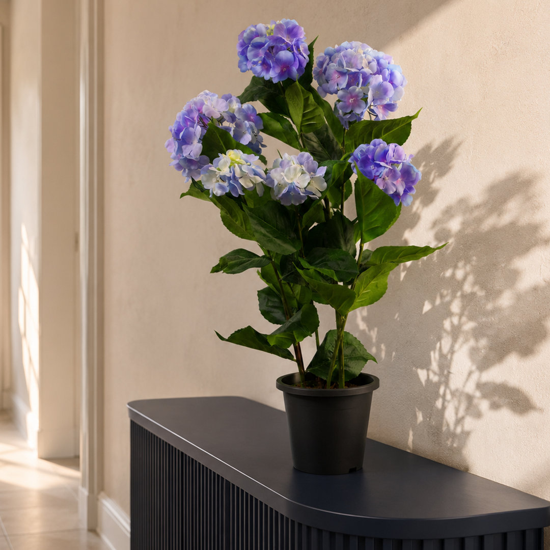 90cm Faux Flowering Plant in Pot Liner