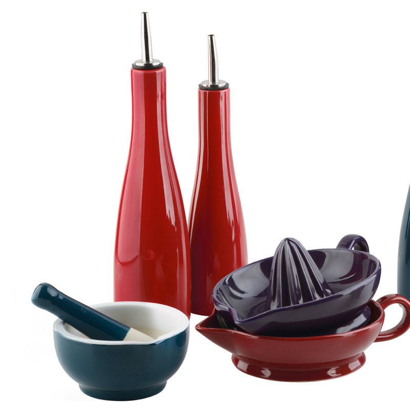 SCOOP! Oil & Vinegar Set, Red