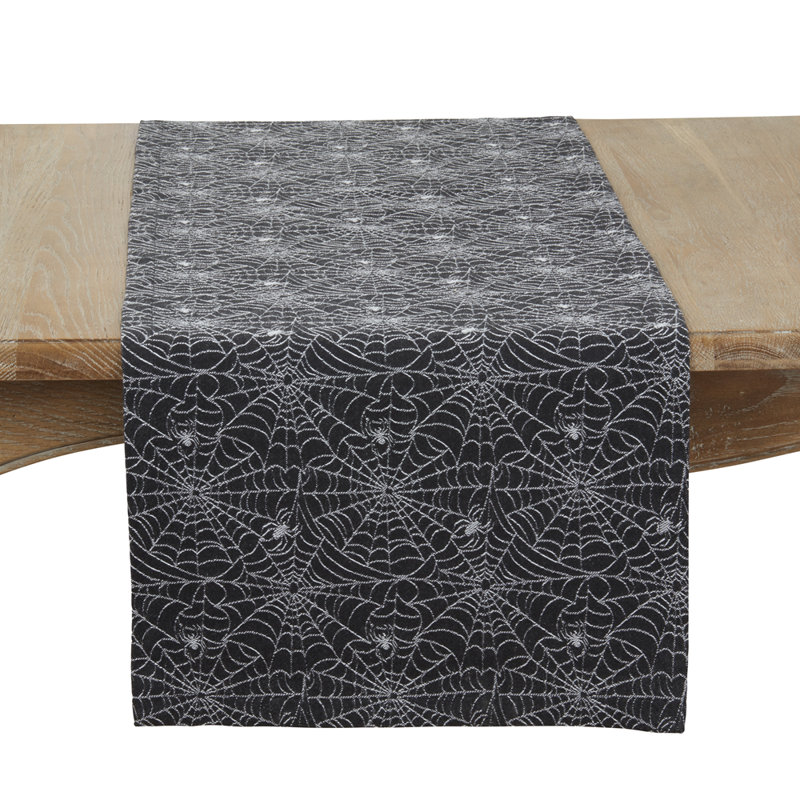 Chemin de table Spider Web, Rectangle 72 po