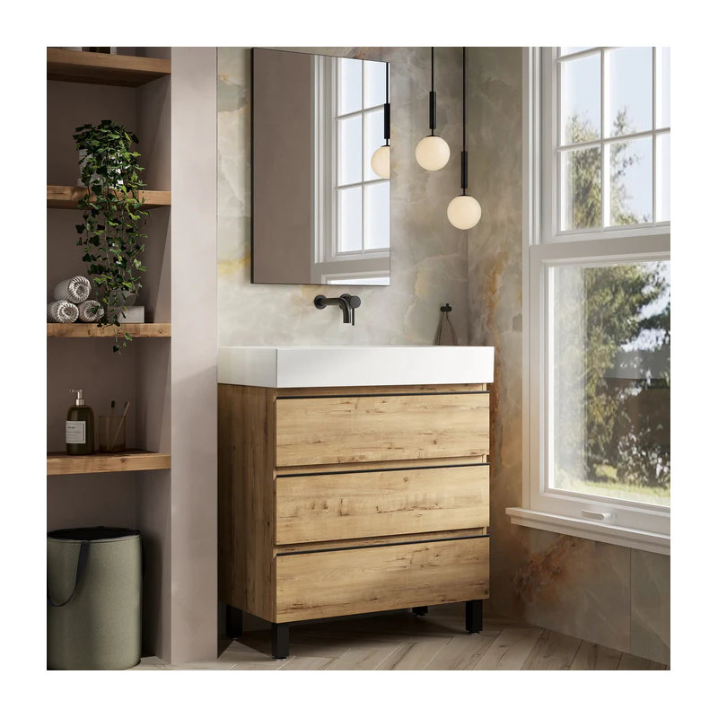 Bethene 80mm Single Bathroom Vanity with Basin