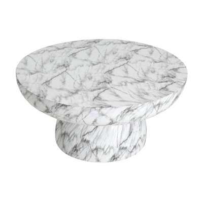 Faux Marble Coffee Table