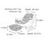 Chaise berçante simple Traskwood Living Home