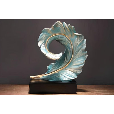 Charmant objet décoratif de couleur menthe, 10,2 x 9,4 x 4,3 pouces | 100% polyester, texture douce | Idéal pour la décoration intérieure et les accents élégants, rehaussez votre espace de vie avec un design élégant