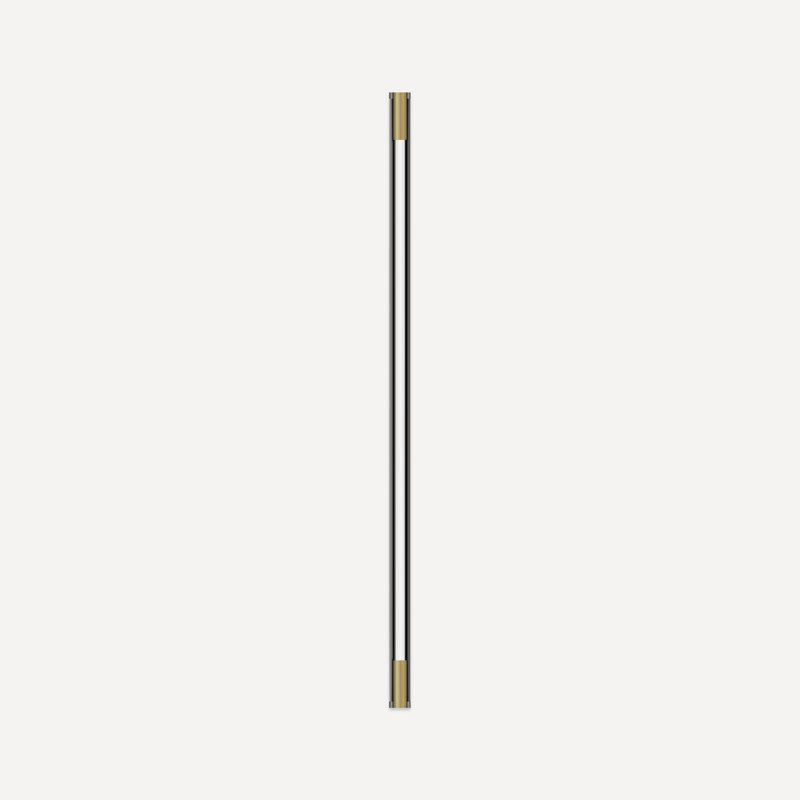 Dimmable LED Bath Bar Vanity Light with Dimmer, Brass, Fluted