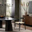 Ensemble de 2 chaises de cuisine style Mid-Century avec structure en chêne massif et siège tissé à la main pour un espace de vie et de salle à manger élégant-1157081288