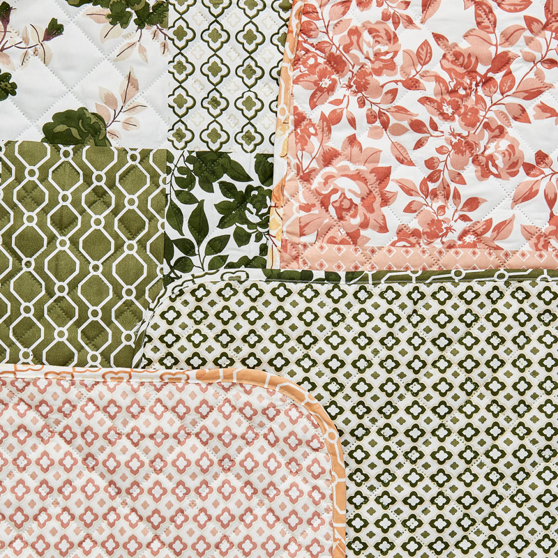 Housse réversible pour meuble pour animaux Patchwork, Patchwork - rose cendré