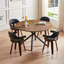 Table basse 53,14 po en bois aggloméré et table basse avec table basse et pieds en métal-794567784