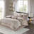 7 Piece Jacquard Comforter Set