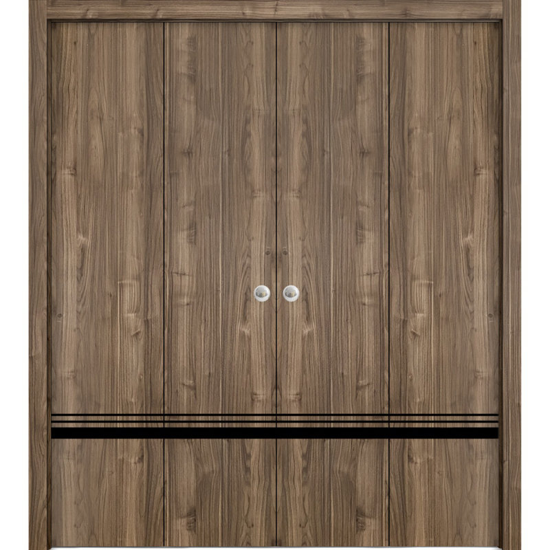 Finition en bois massif manufacturé, 72 po x 96 po, Noyer