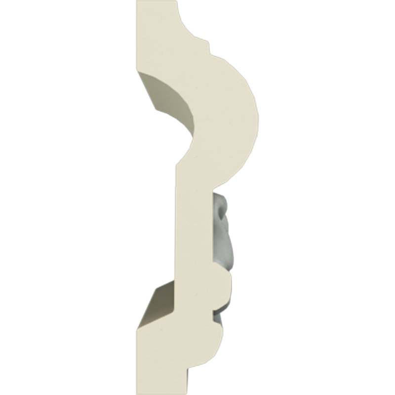 Federal Style White Polyurethane Crown Moulding Set