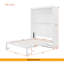 Lit escamotable double pleine grandeur avec tablettes